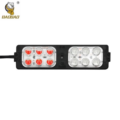 12V 플라스틱 빨간 파란 깜박이는 멋진 빛 바 12 Beads 모듈 램프