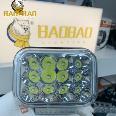12 LED 금속 빨간 파란색 깜박이는 경찰 전등 전구 모터사이클